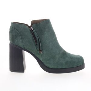 Fly London Womens Shar Green Boots (NWT)